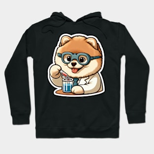 Pomeranian Scientist Hoodie